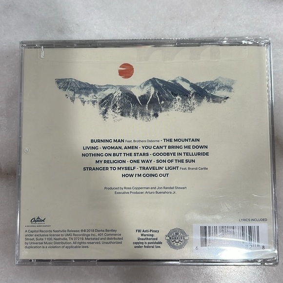 Music CD Dierks Bentley The Mountain 2018 - Picture 3 of 4